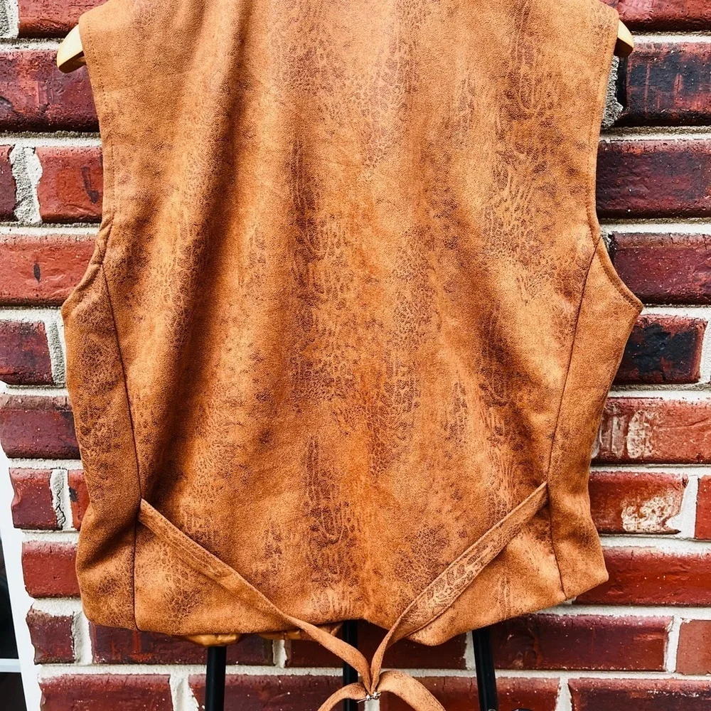 Men's Brown Vest new